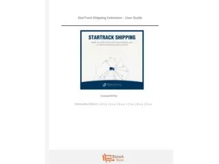 StarTrack Shipping Extension - User Guide