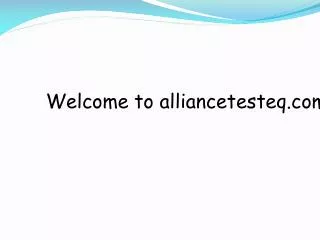 Buy Electronics Equipment from Alliance Test
