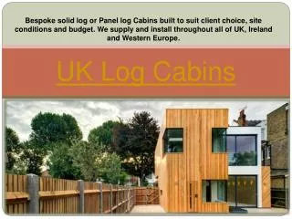 Log Cabins To Buy