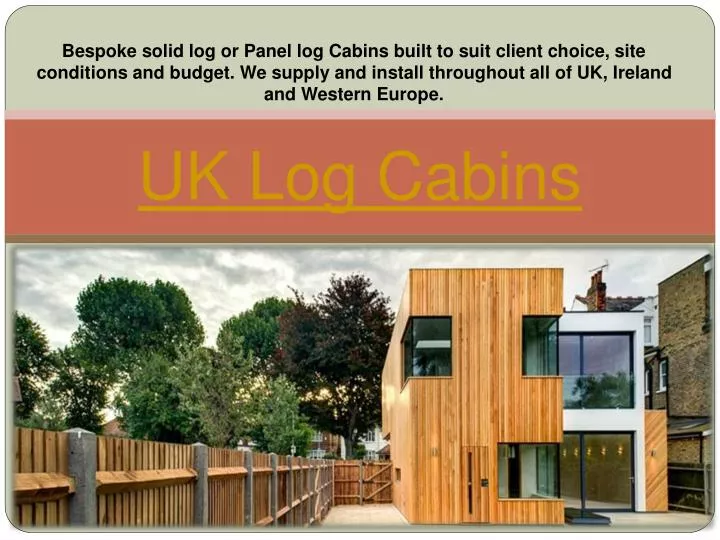 uk log cabins