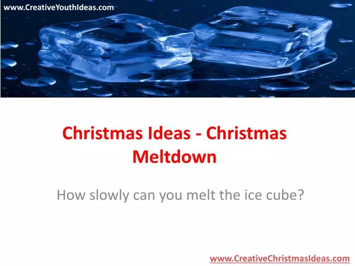 christmas ideas christmas meltdown