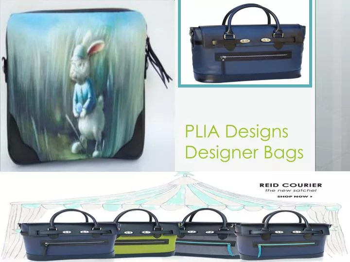plia designs designer bags