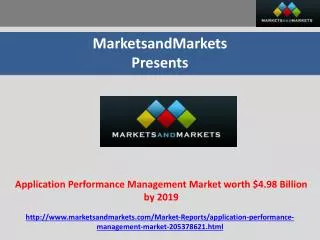 Application Performance Management Market worth $4.98 Billio
