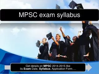 Mpsc exam syllabus