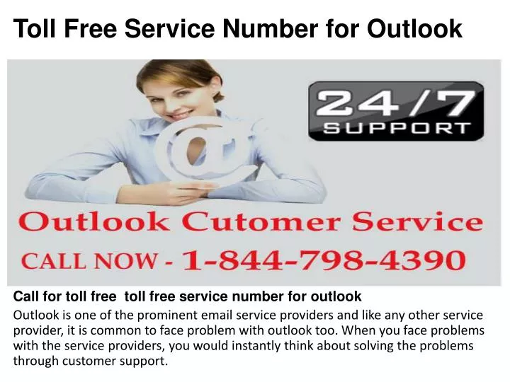 toll free service number for outlook