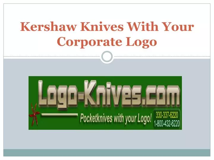 kershaw knives with your corporate logo