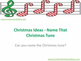 Christmas Ideas - Name That Christmas Tune