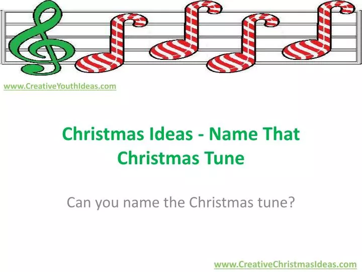 christmas ideas name that christmas tune