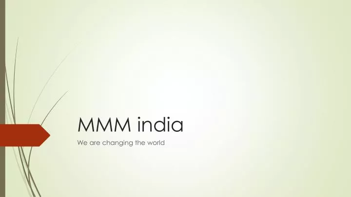 mmm india
