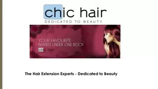 The Hair Extension Experts - Dedicated to Beauty
