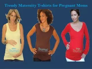 Trendy Maternity T-shirts for Pregnant Moms
