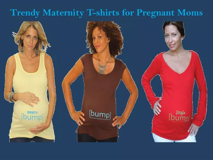 trendy maternity t shirts for pregnant moms