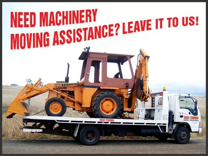 need machinery moving assistance leave it to us