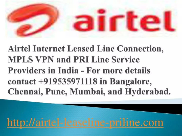 http airtel leaseline priline com