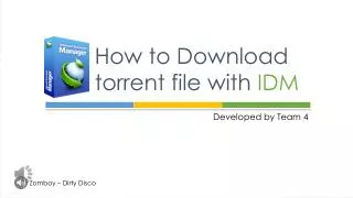 How to download torrent file with idm kelompok 4