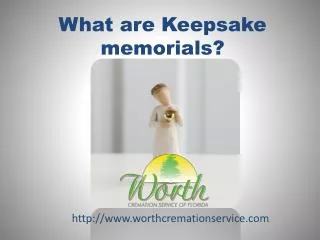 what are Keepsake memorials