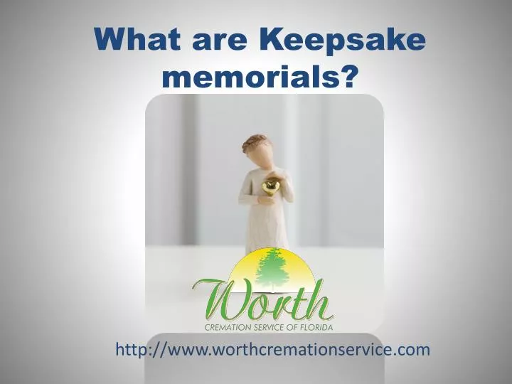 what are keepsake memorials