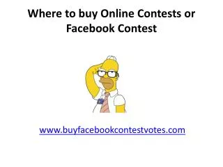 Where to Buy Facebook and Online Contest Votes to win ?
