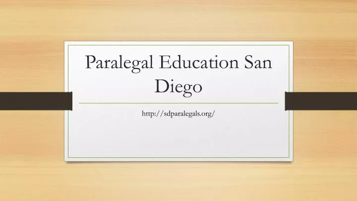 paralegal education san diego