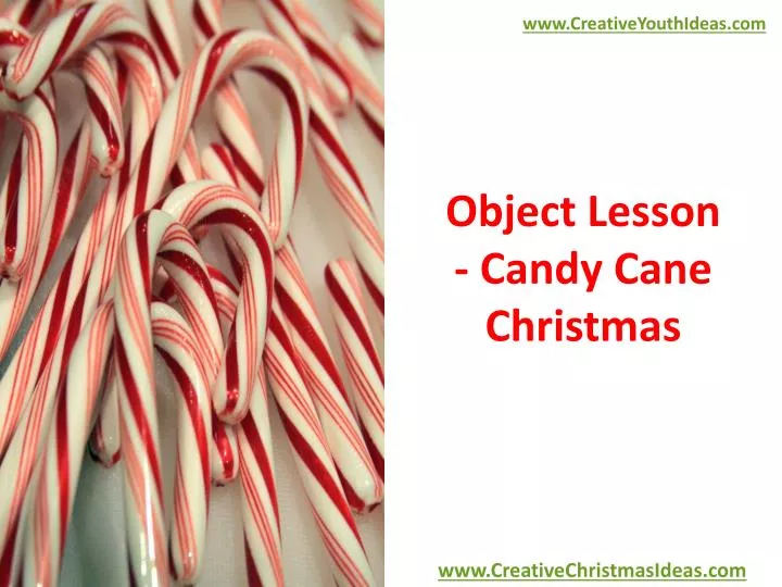 object lesson candy cane christmas