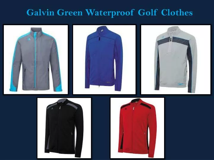 galvin green waterproof golf clothes