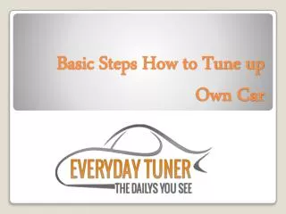 Basic Steps How to Tune up Own Car