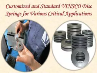 Standard VINSCO Disc Springs for Various Applications