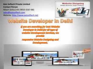Website Developer in Delhi | Web Development Services