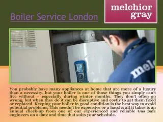 Gas Boiler Service London