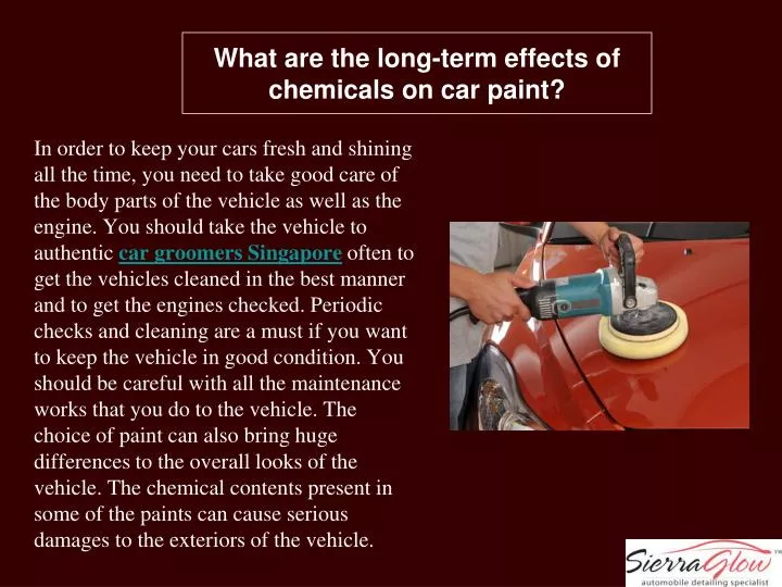 what are the long term effects of chemicals on car paint