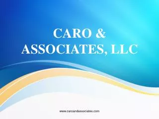 Caro & Associates, LLC Tax Services Is Beneficial For Busine