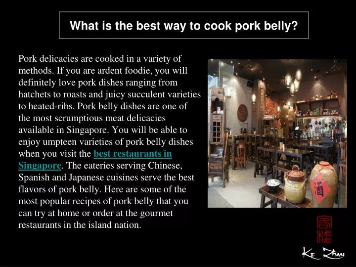 what is the best way to cook pork belly
