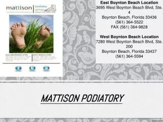 Mattison beach Podiatry Group 21