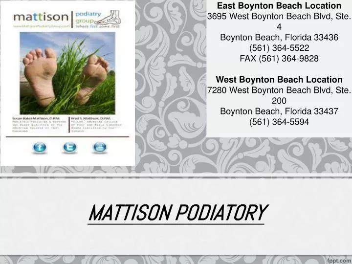 mattison podiatory