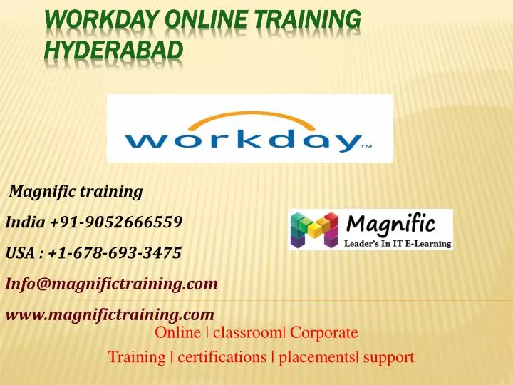 online classroom corporate training certifications placements support