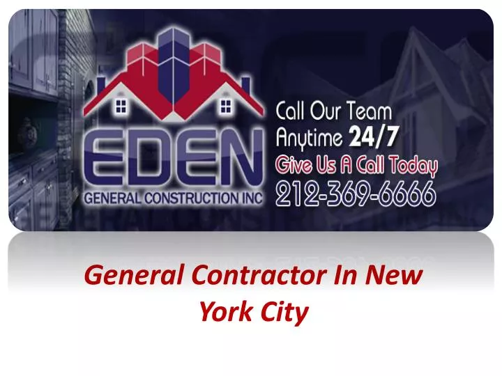 general contractor in new york city