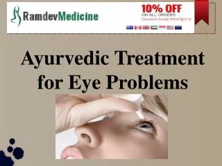 Ayurvedic Treatment for Eye Problems