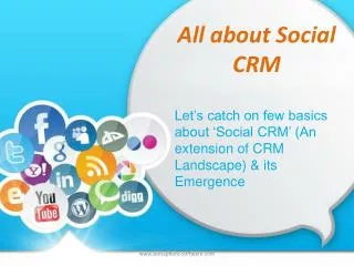 All about Social CRM