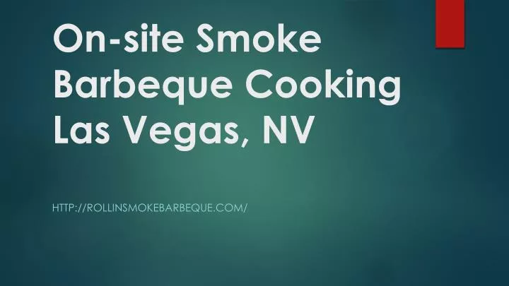 on site smoke barbeque cooking las vegas nv
