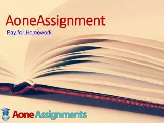 AoneAssignment- Pay for Homework
