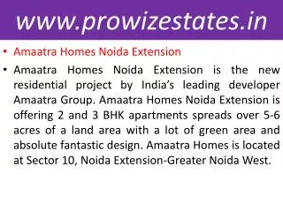 2 BHK Flats for Sale in Greater Noida West, AMAATRA HOMES