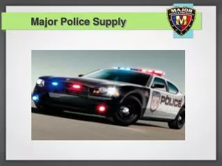 Police Lights: LED It Is To Improve Efficiency