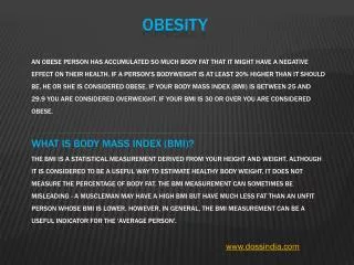 Doss India - Obesity Treatment in Pune, Maharashtra
