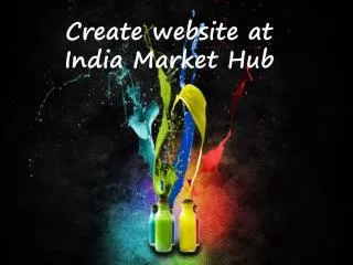 Create Website India | Get Online in 499 | India Market Hub