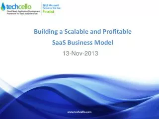 Building a Scalable and Profitable SaaS Business Model