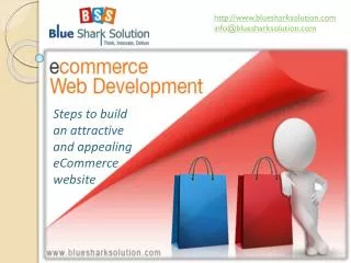 build attractive and appealing eCommerce website