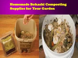 Homemade Bokashi Composting Supplies for Your Garden