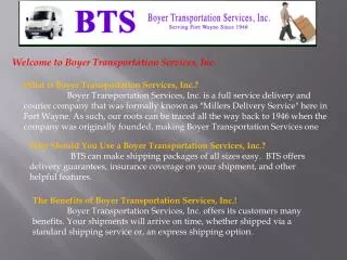 Courier Services, Delivery, Transportations and Shipping For