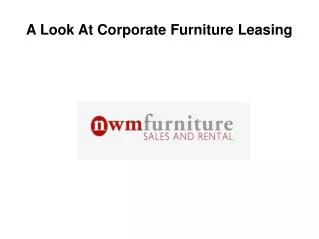 Corporate Furniture Leasing