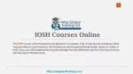 IOSH Courses Online - slide 1